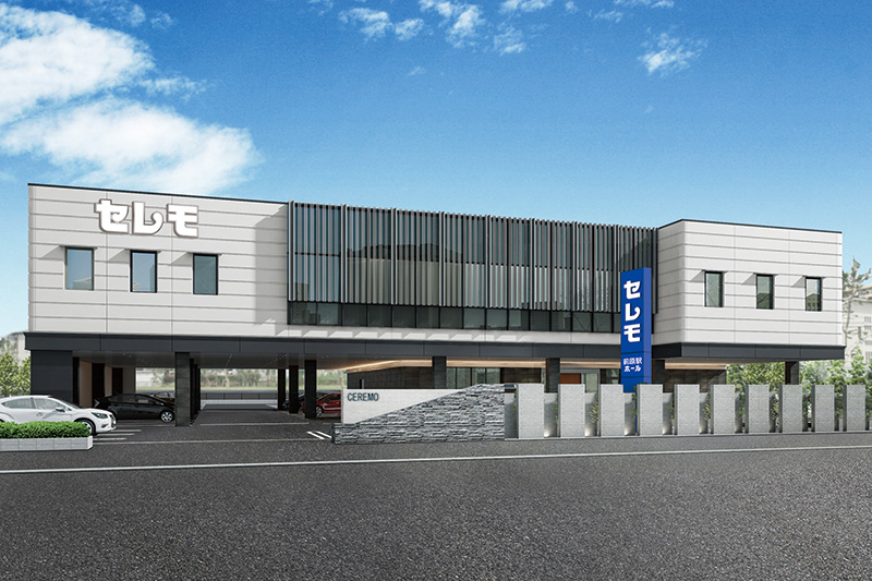 前原駅ホール遠景